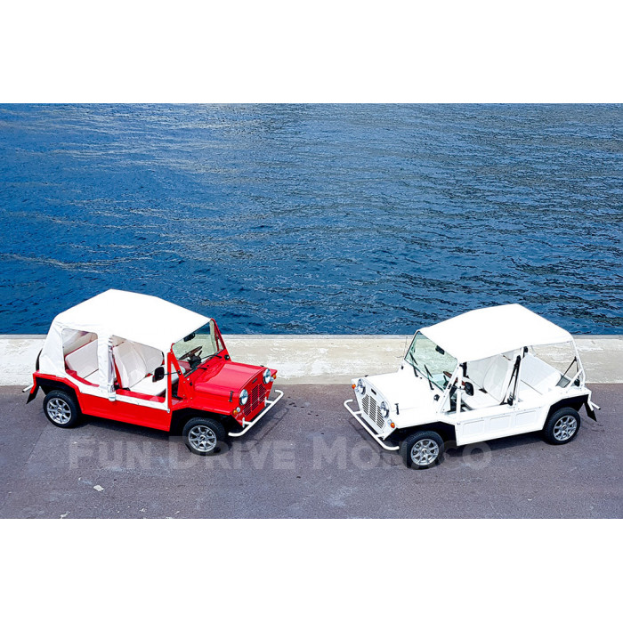 "Moke inspired" electric KATE to rent in Monaco